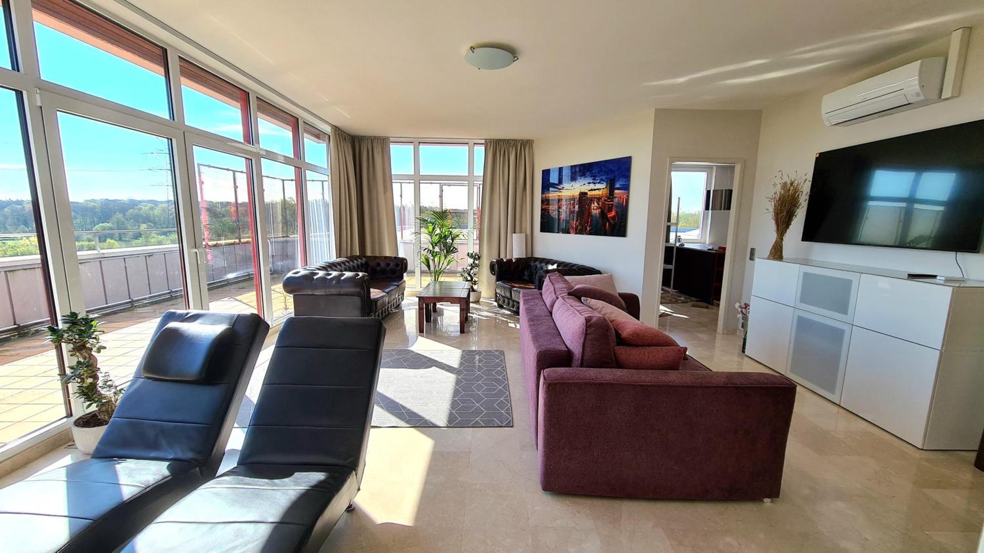 Deluxe Apartment Mit Sauna, Gehobene Ausstattung, Sydney Schwarzenbek Bagian luar foto