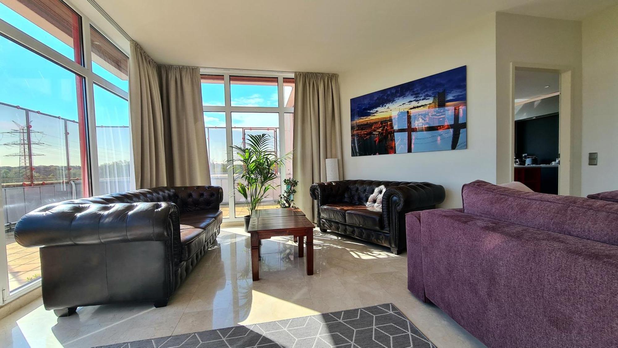Deluxe Apartment Mit Sauna, Gehobene Ausstattung, Sydney Schwarzenbek Bagian luar foto